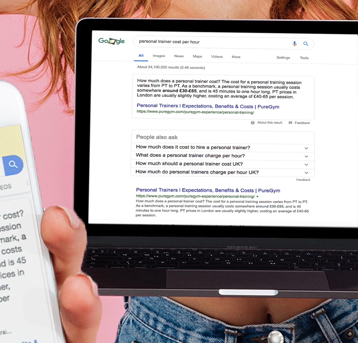 Personal trainer pure mobile